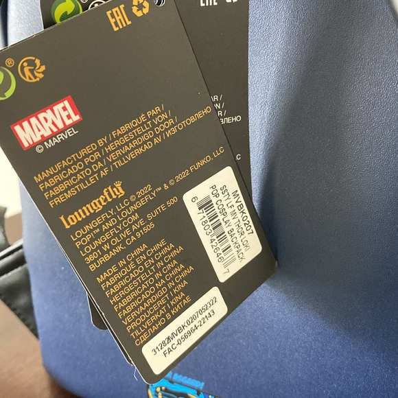 Disney Loungefly Bags Marvel Comics Thor Loki Pop Cosplay Glow In Dark Backpack - Picture 5 of 9